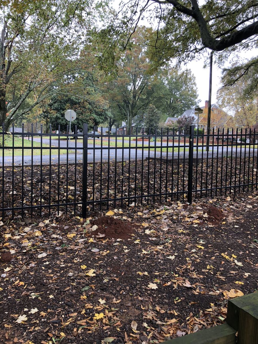 Dalton Fence project in North Georgia